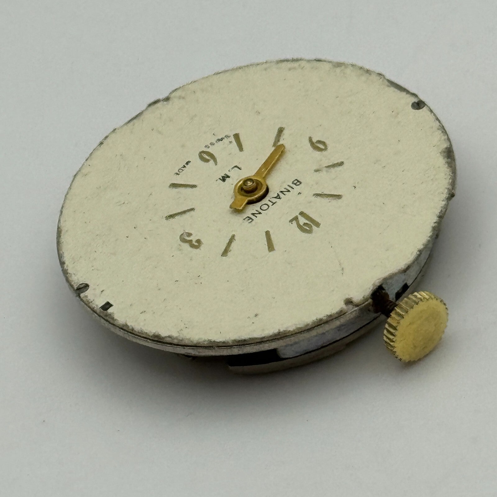 31.1mm Men's Burgana Binatone D 320 Manual Wind Swiss Watch Movement PARTS SPARE