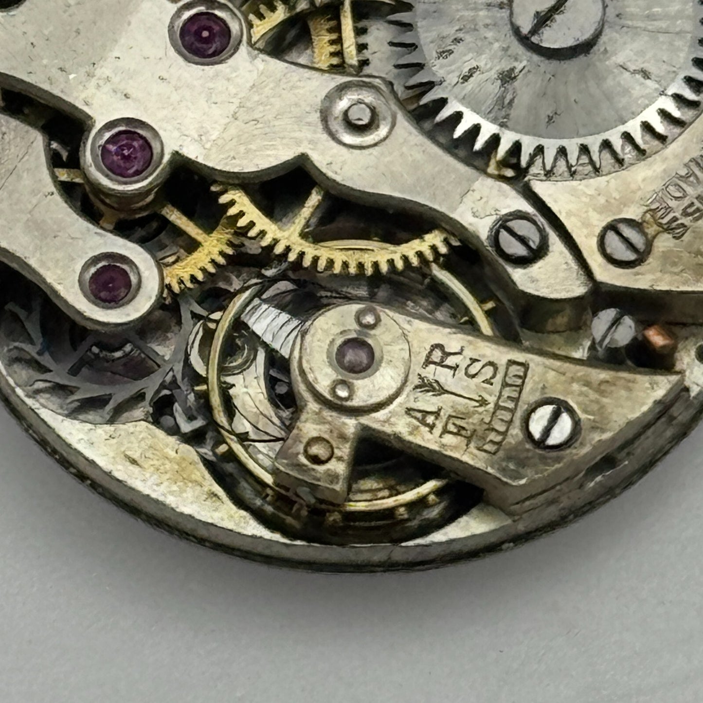 23.6mm 15 Jewels Swiss Porcelain Dial Trench Watch Movement Manual Wind PARTS