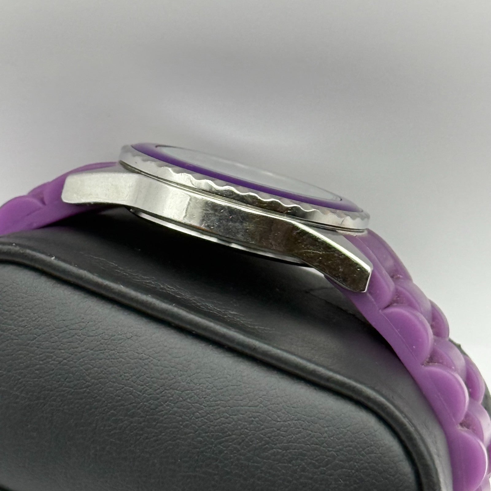 Sekonda Ladies Quartz Watch Purple Dial & Strap Working 32mm New Battery