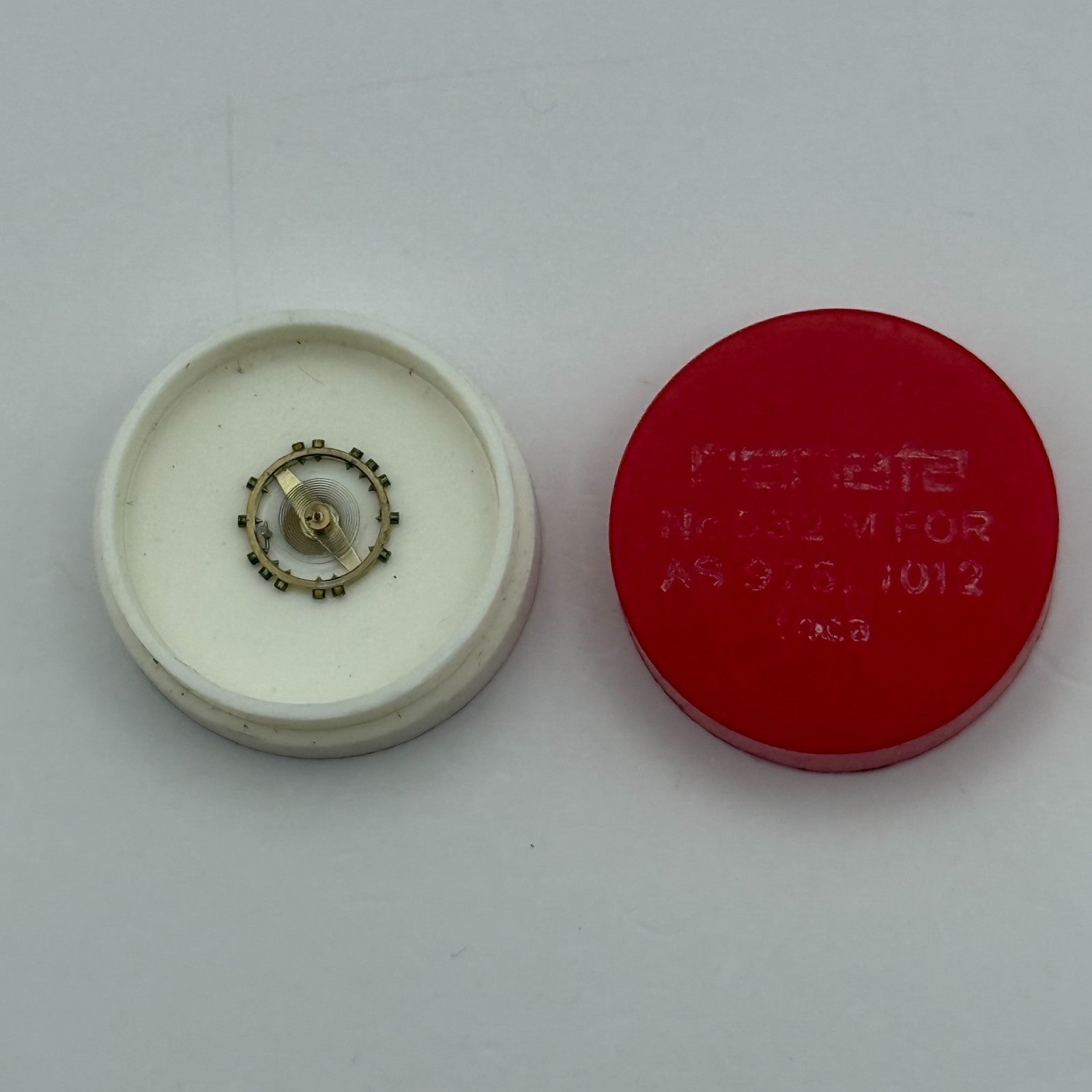 AS 976 1012 Balance Wheel Complete And Spring Inca 532 M Watch Movement Parts