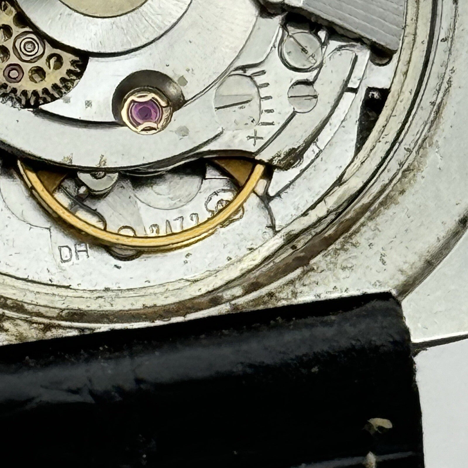 32mm Mens Avia Matic Automatic Sweep Seconds Square Watch FOR PARTS TO RESTORE