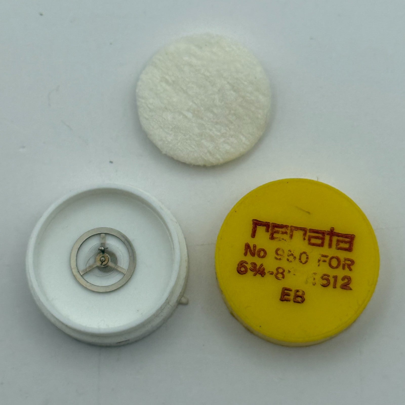 EB 1612 Balance Wheel Complete And Spring 6¾–8’’’ 950 Watch Movement Parts NOS