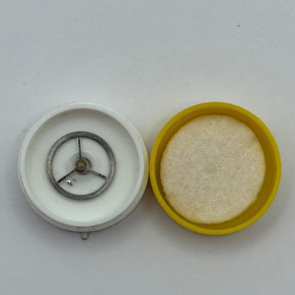 EB 8021 Balance Wheel Complete And Spring 10 1/2''' 1253 Watch Movement Parts 