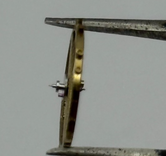 AS 1700-3 Balance Wheel Complete And Spring  1165 M Watch Movement Parts NOS