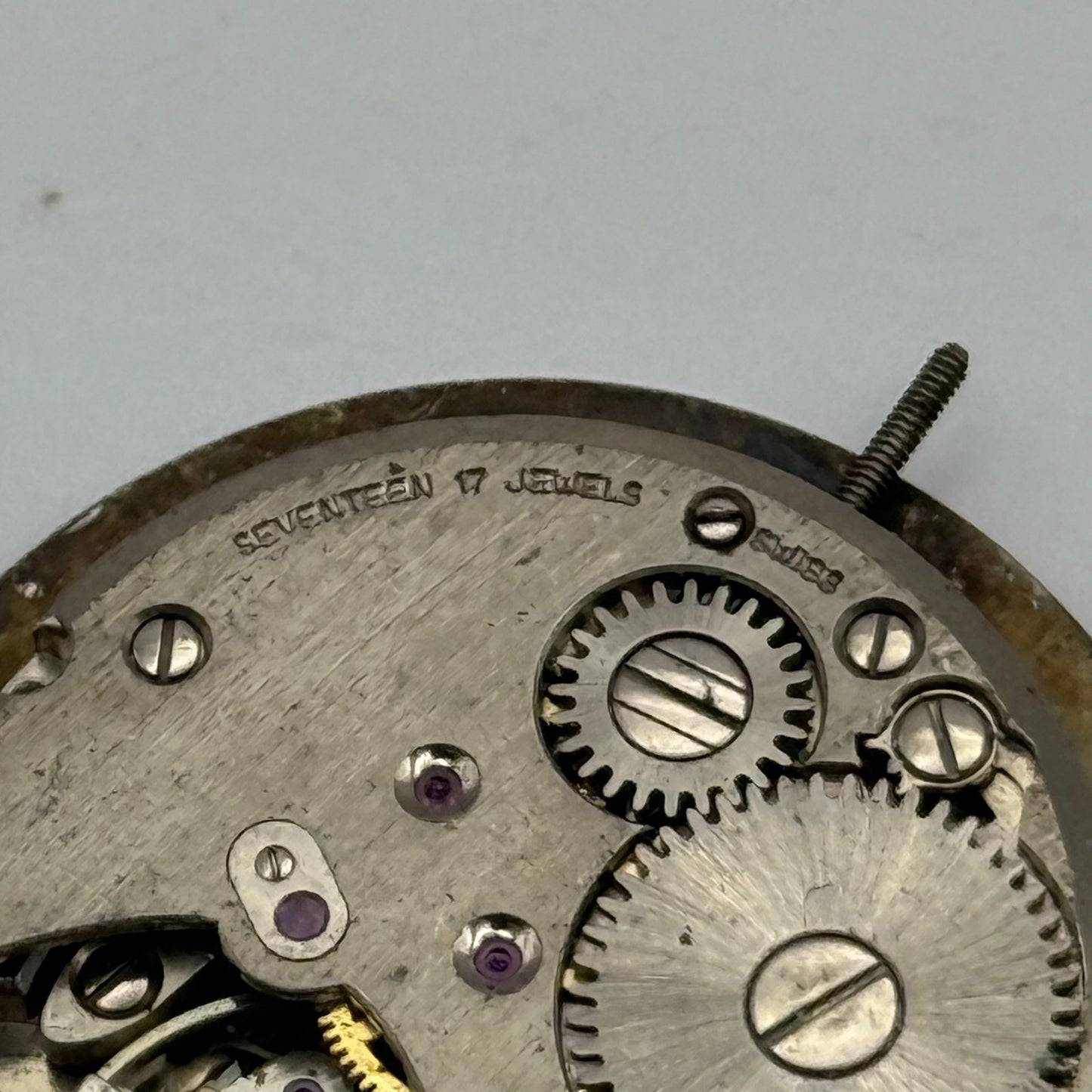 FHF ST 96 Watch Movement Legion Manual Wind Vintage Swiss Parts Repair 25.8mm