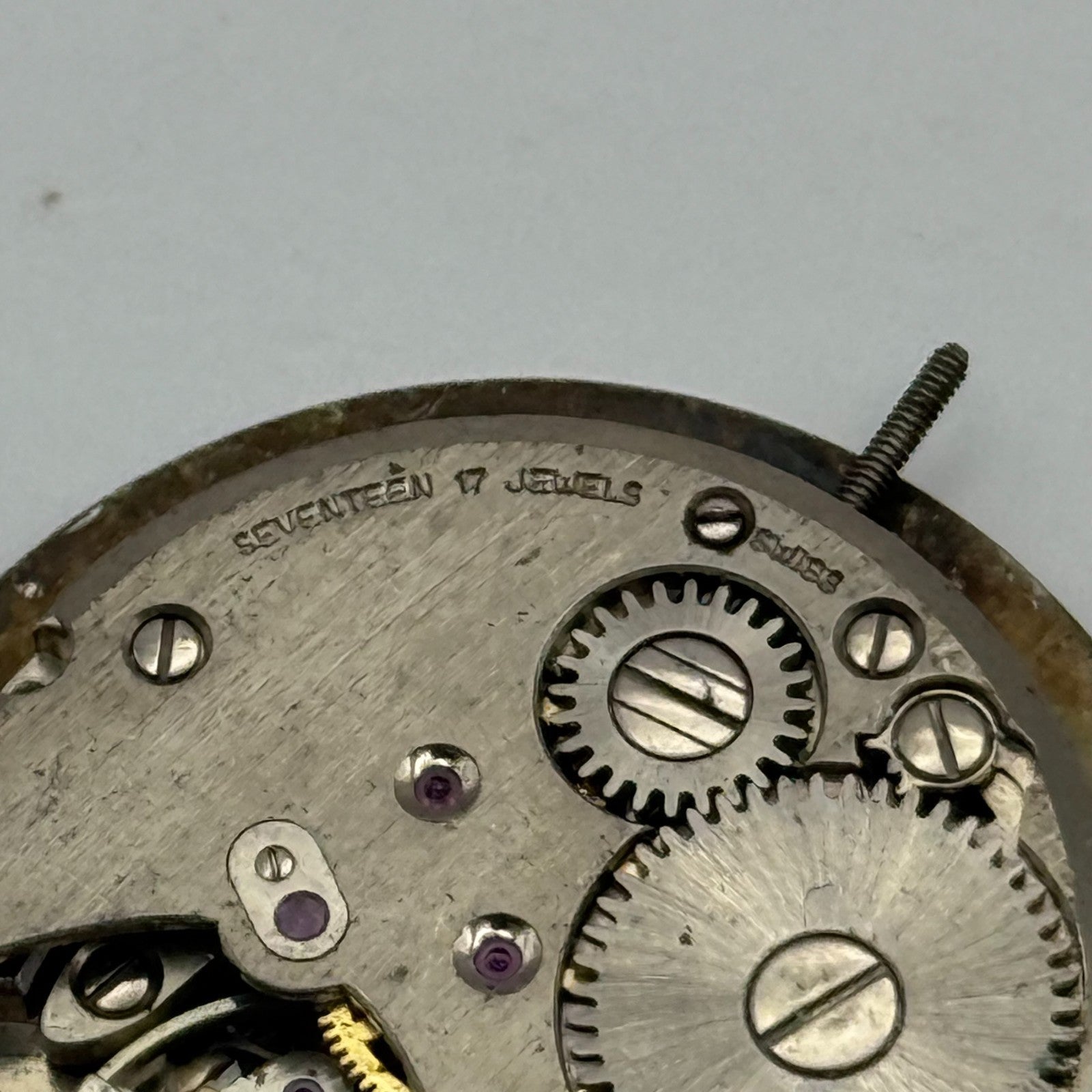 FHF ST 96 Watch Movement Legion Manual Wind Vintage Swiss Parts Repair 25.8mm