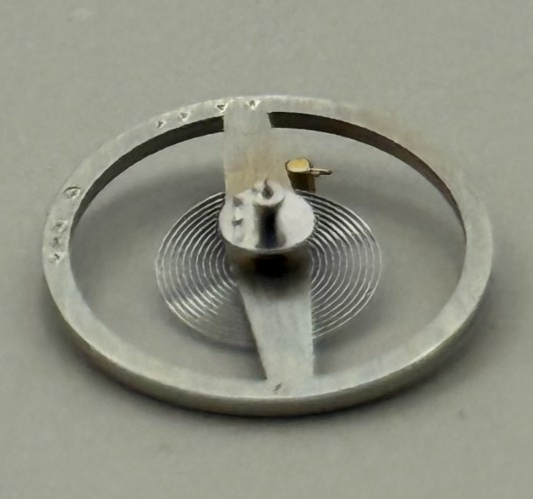 Oris 461 Balance Wheel Complete And Spring  10½’’’  381 Watch Movement Parts NOS