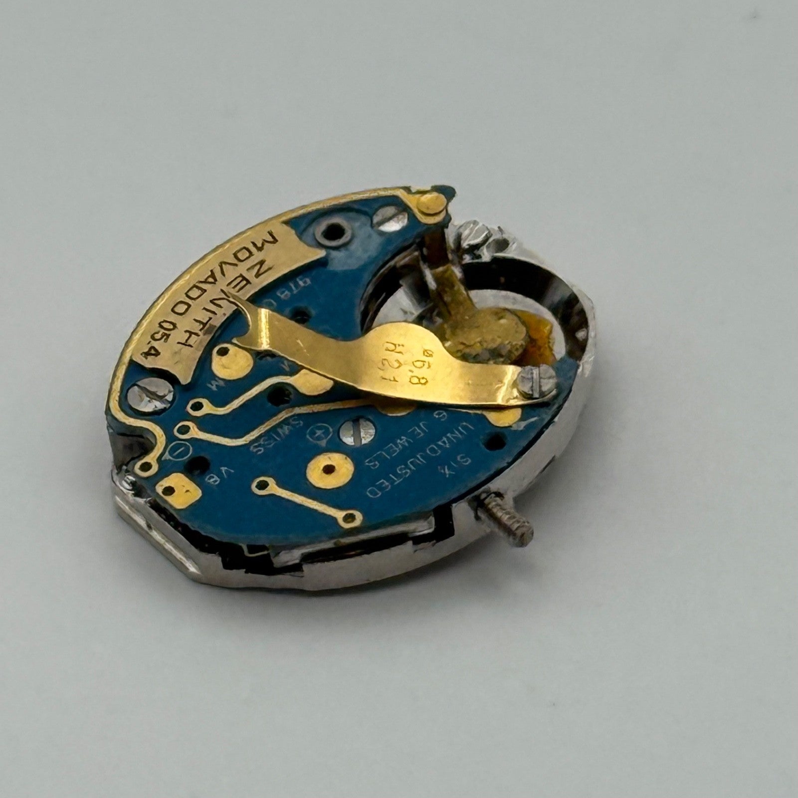 Zenith Movado 05.4 Quartz Watch Movement ETA 978.001 Swiss Vintage Parts Repair