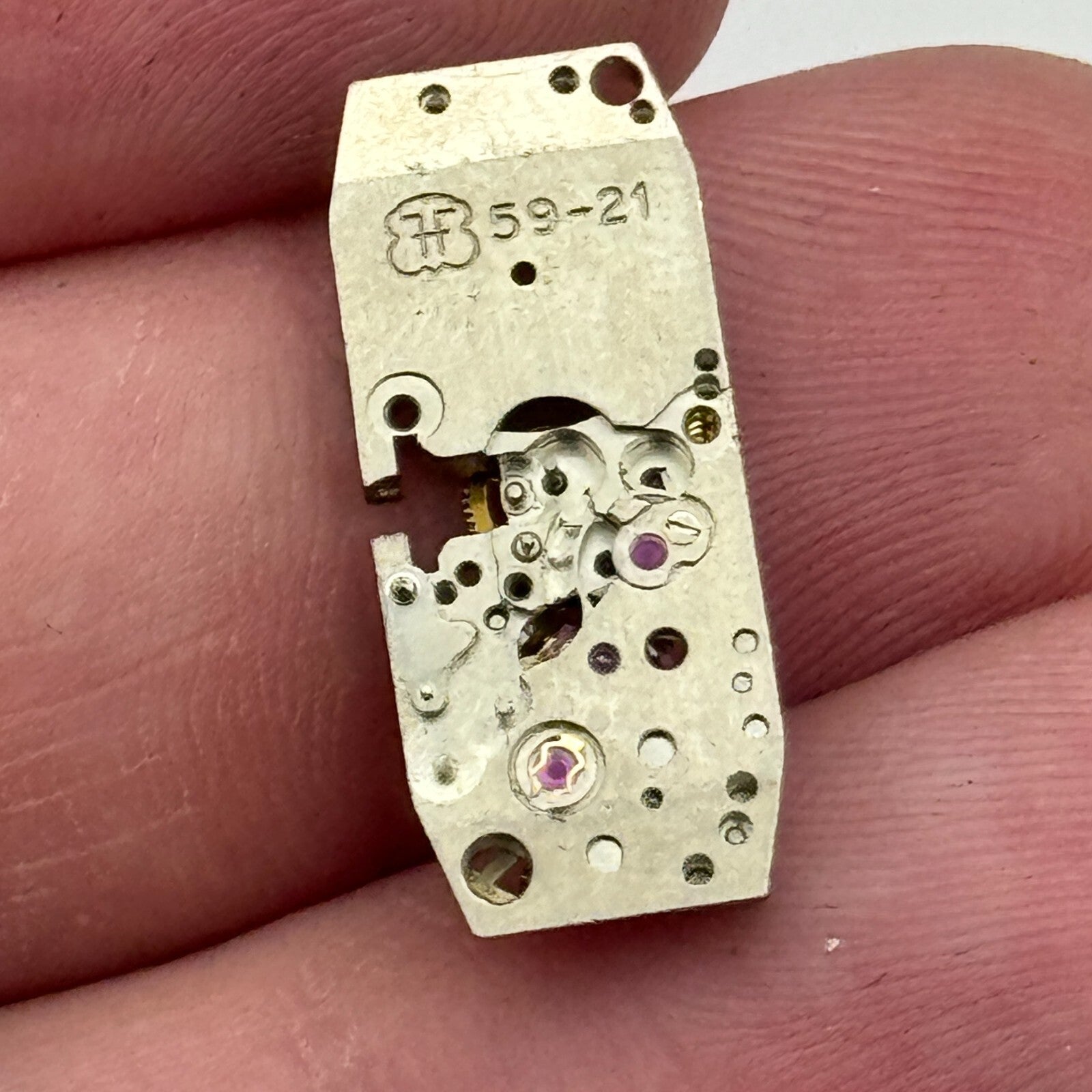 9mm Ladies FHF 59-21 Balance Intact Manual Wind Swiss Watch Movement PARTS SPARE