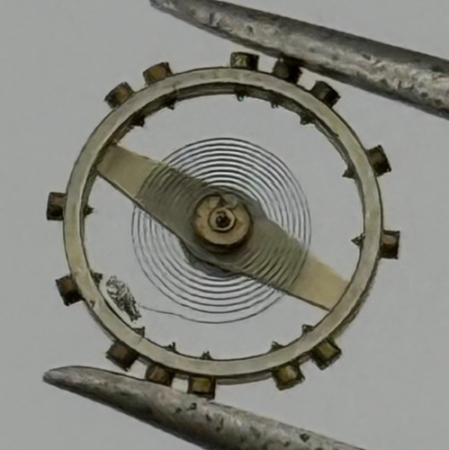 AS 976 1012 Balance Wheel Complete And Spring  29 M Watch Movement Parts NOS