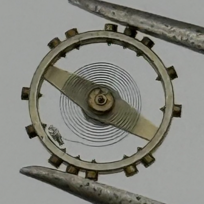 AS 976 1012 Balance Wheel Complete And Spring  29 M Watch Movement Parts NOS