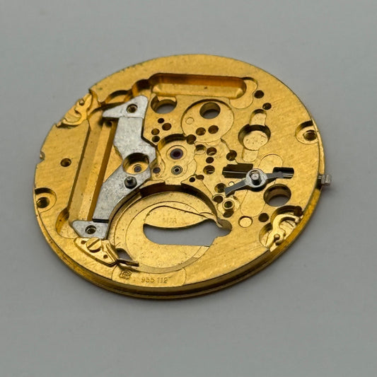 ETA 955.112 Watch Movement Main Plate Quartz Vintage Swiss Parts Repair 26.1mm