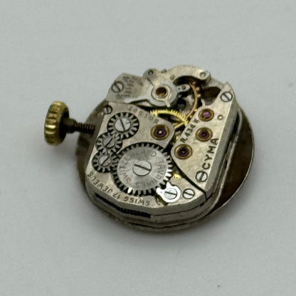 11.6mm Ladies Cyma Tavannes 434K Swiss Manual Wind Watch Movement PARTS SPARES