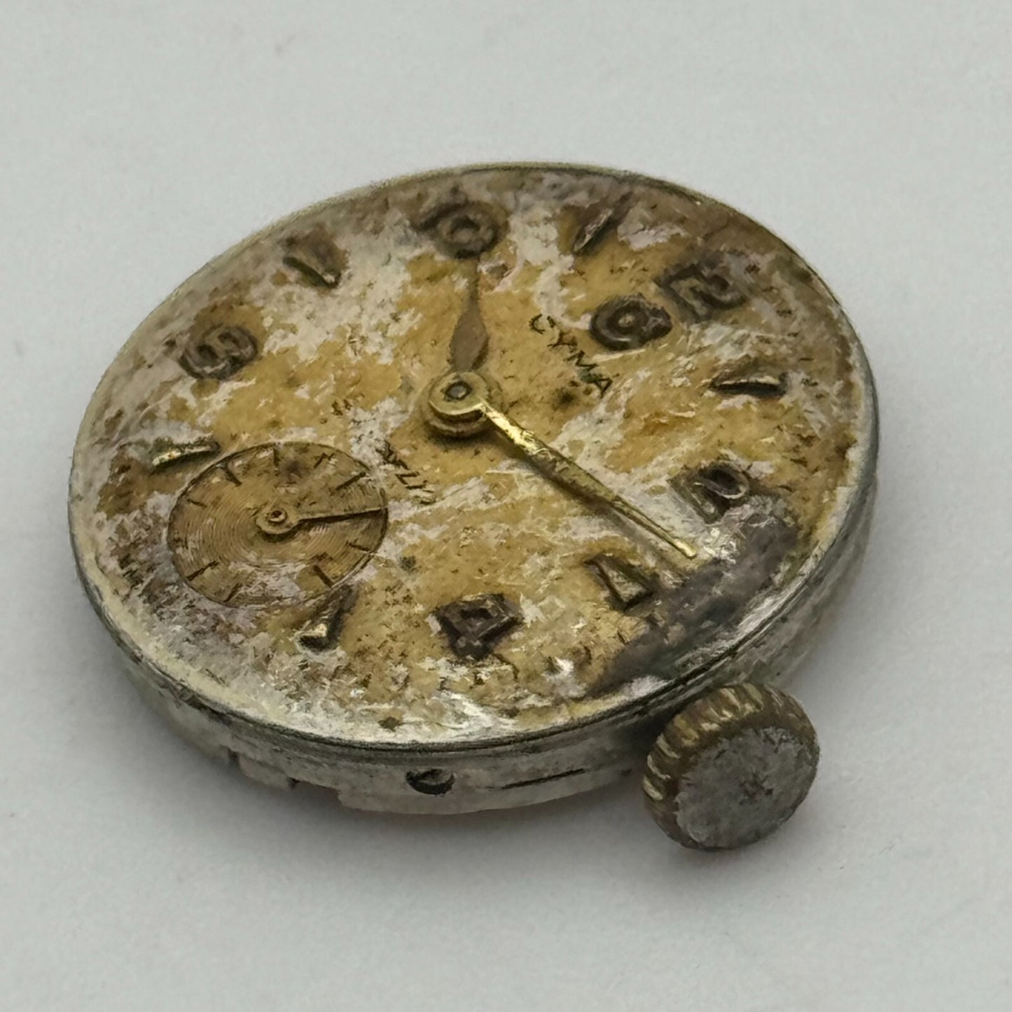 19.7mm Cyma R.424 Sub Seconds Manual Wind Watch Movement Swiss Vintage PARTS