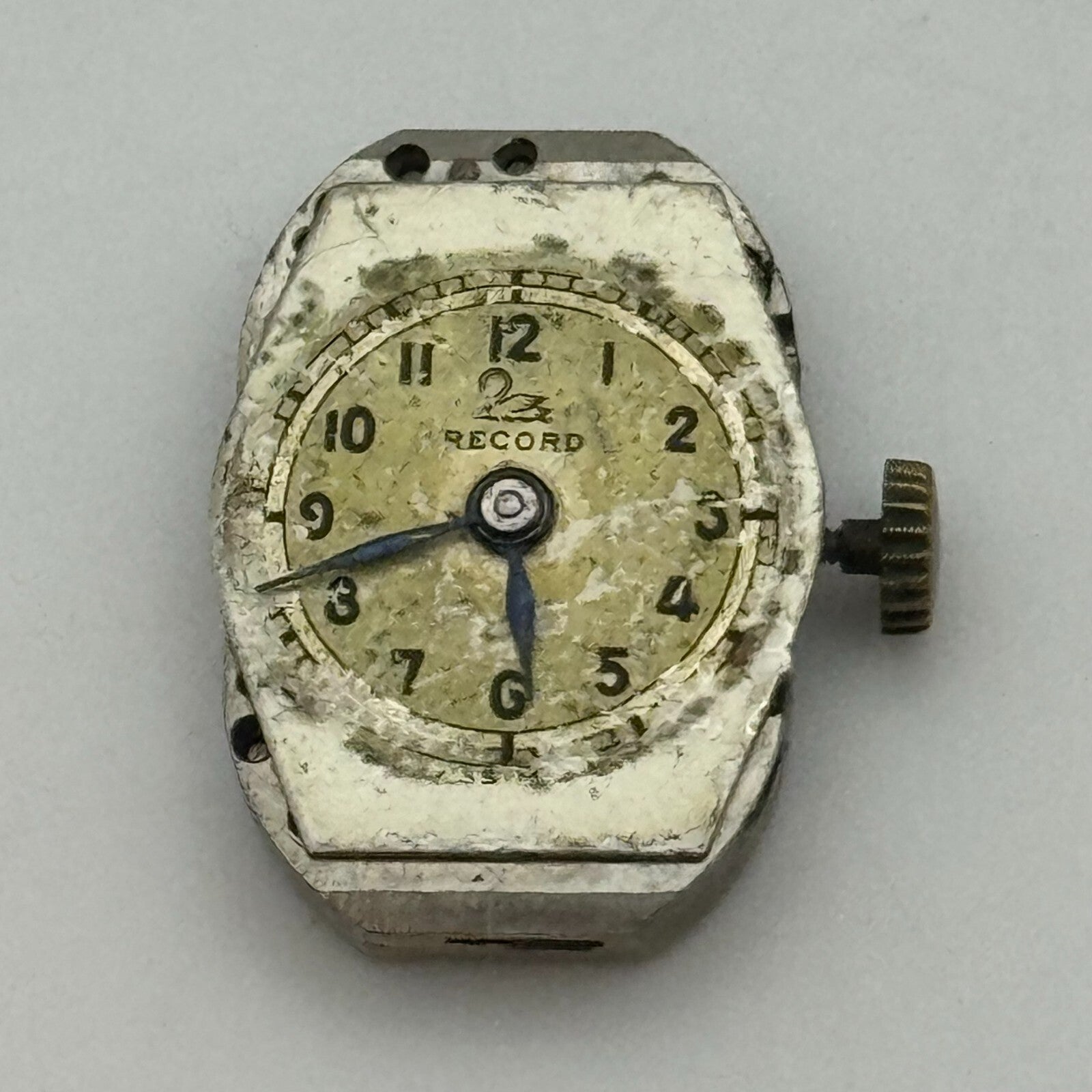 12.8mm Running Record Cal 109 Manual Wind 15 Jewels Swiss Watch Movement PARTS