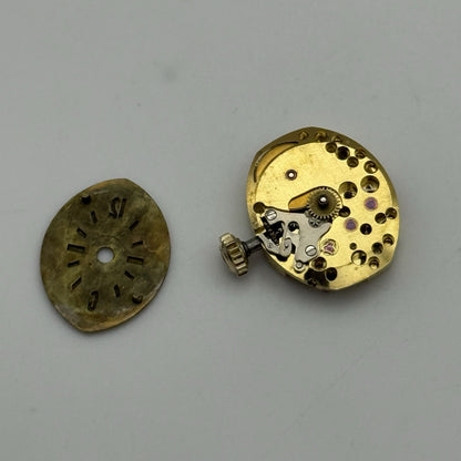 13.1mm Vintage Ladies Bulova 5BD Manual Wind Swiss Watch Movement PARTS REPAIR