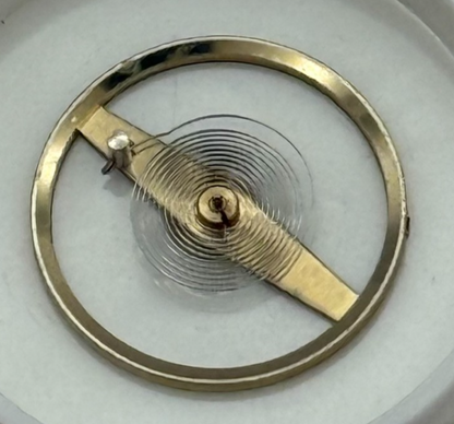 ST 1800 1805 Balance Wheel Complete And Spring  1508 M Watch Movement Parts NOS