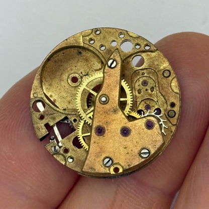 23.6mm Vintage Cupillard Cal 233 Manual Wind Partial Watch Movement PARTS REPAIR