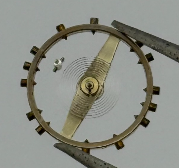 AS 1194 Balance Wheel Complete And Spring 42 M Watch Movement Parts NOS
