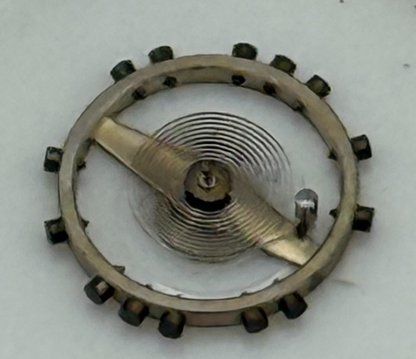 Felsa 4062 Balance Wheel Complete And Spring  1245 M Watch Movement Parts NOS