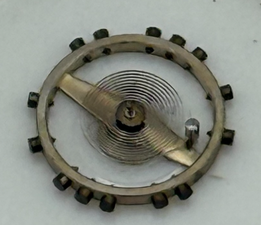 Felsa 4062 Balance Wheel Complete And Spring  1245 M Watch Movement Parts NOS