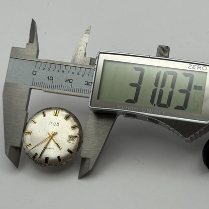 FHF ST 96-4 Watch Movement Avia Manual Wind Vintage Swiss Parts Repair 25.8mm