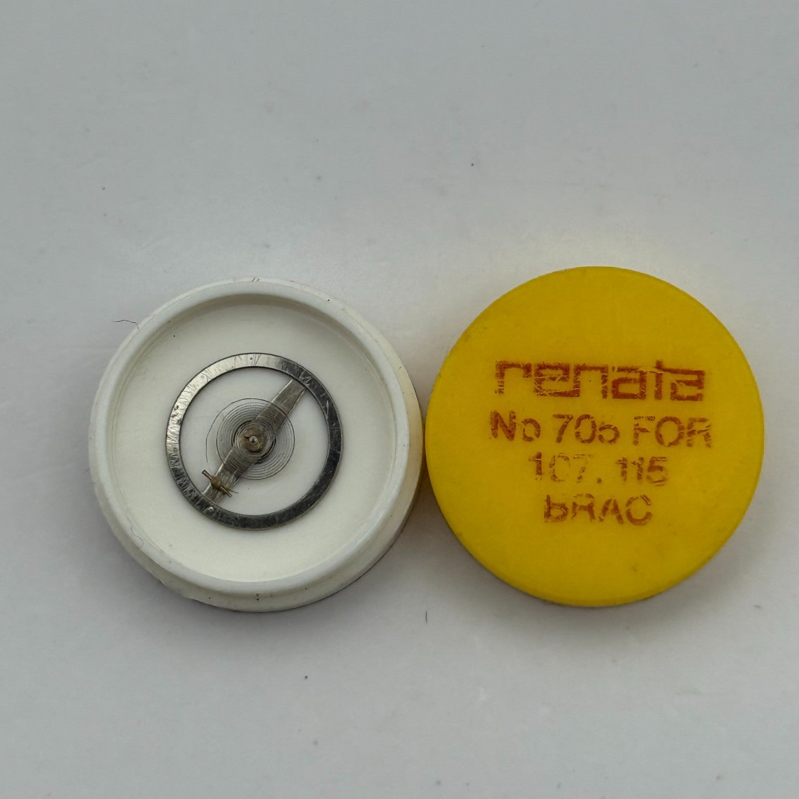 Brac 107 115 Balance Wheel Complete And Spring  705 Watch Movement Parts NOS 