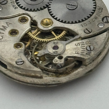 23.6mm Cyma Ref . 030 Manual Wind Watch Movement Swiss Vintage PARTS SPARES