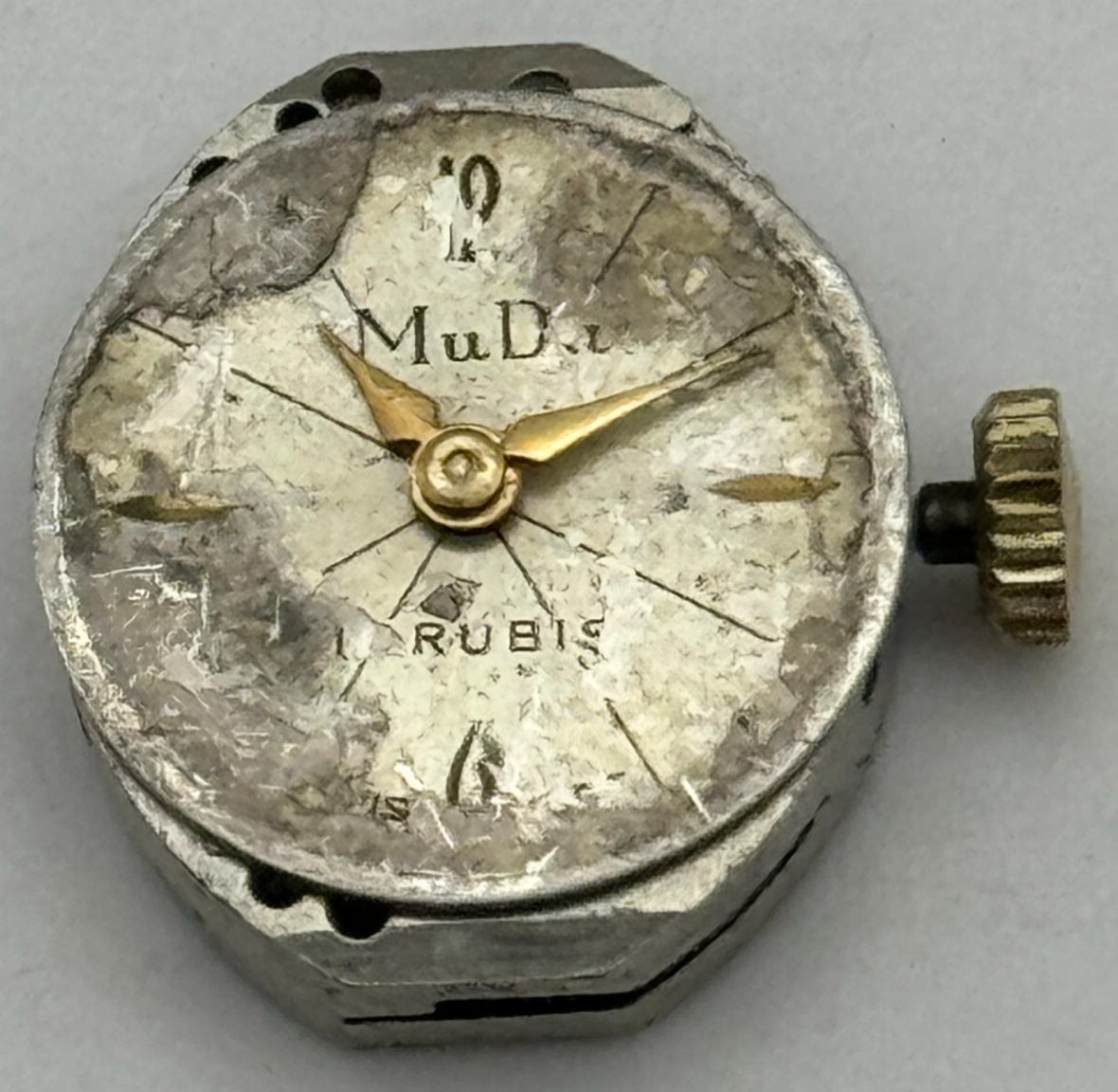 12.9mm Ladies Mudu AS 1012 A Schild Manual Wind Swiss Watch Movement PARTS SPARE
