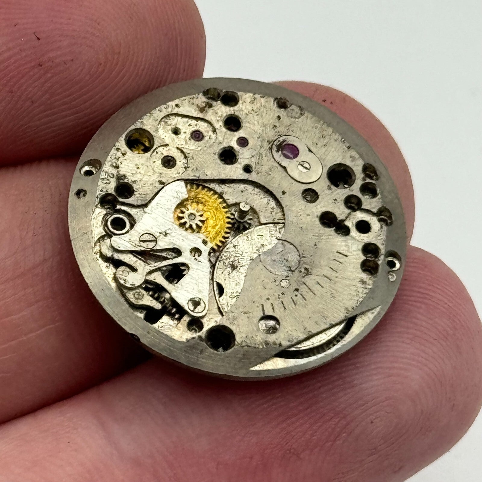 23.6mm Ebel Fab Suisse Cal 118 Manual Wind Swiss Watch Movement Vintage PARTS