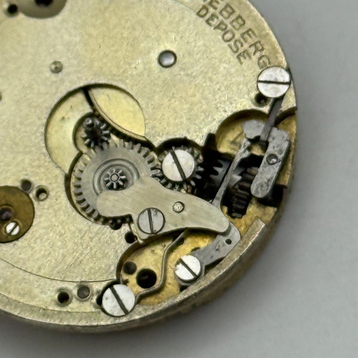 24.3mm Rolex Rebberg Depose 7 Jewels Vintage Antique Watch Movement PARTS REPAIR