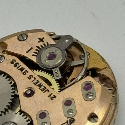 19.7mm Accurist AS 1156 A Schild Balance Ok Ladies Swiss Watch Movement PARTS