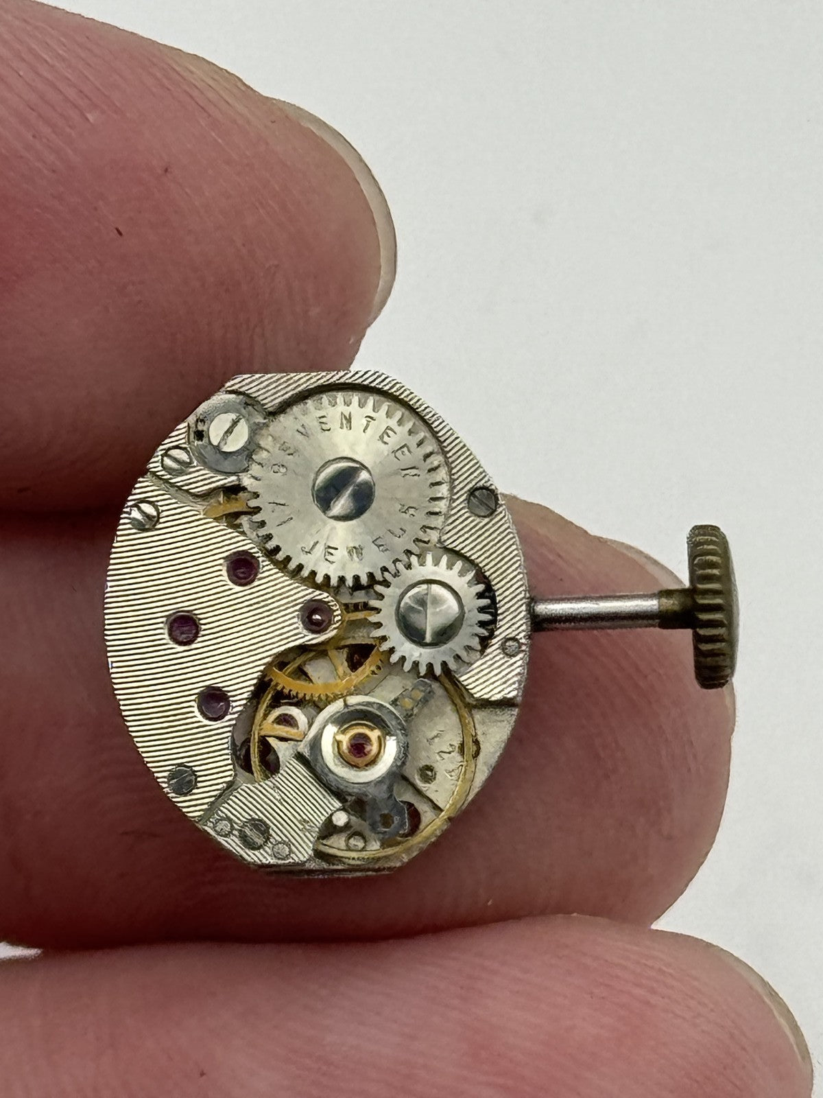 12.9mm Vintage Unknown Cal 121 Manual Wind Swiss Watch Movement PARTS REPAIR