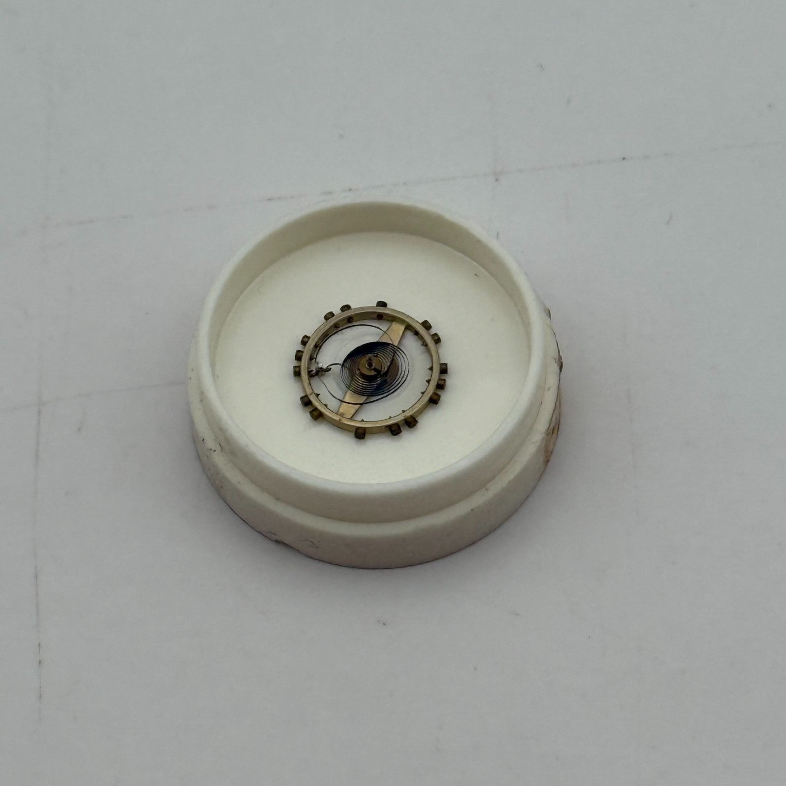 AS 1051 Balance Wheel Complete And Spring 5 1/4''' 34 M Watch Movement Parts 