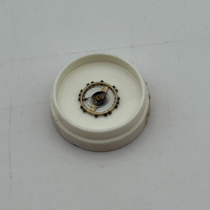AS 1051 Balance Wheel Complete And Spring 5 1/4''' 34 M Watch Movement Parts 