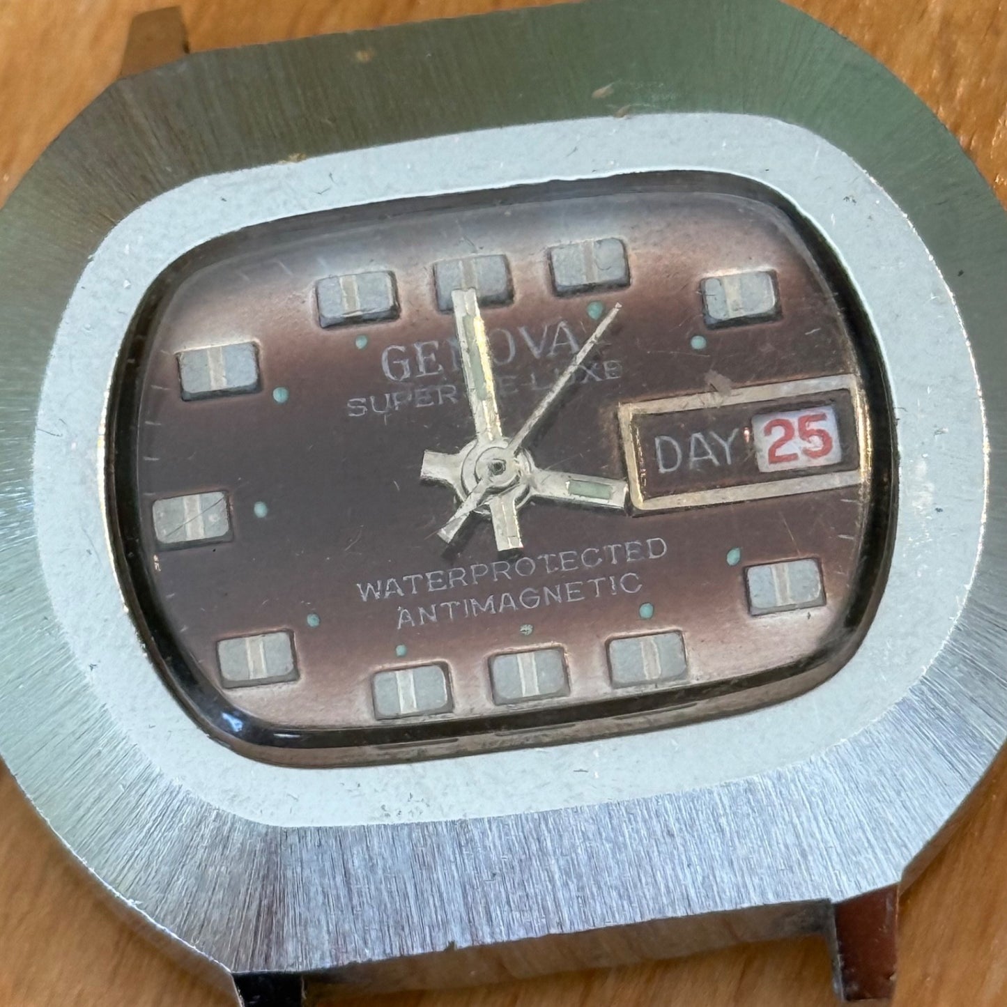 39mm Men's Vintage Genova Super De Luxe Day Let San Hong Manual Watch PARTS