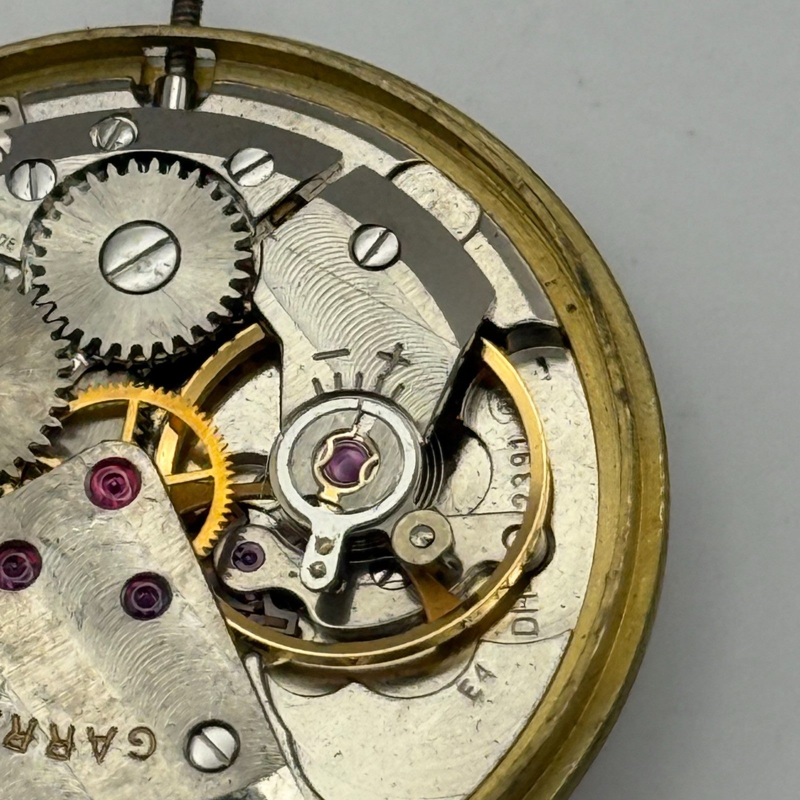 ETA 2391 Watch Movement Garrard Manual Wind Vintage Swiss Parts Repair 29.3mm