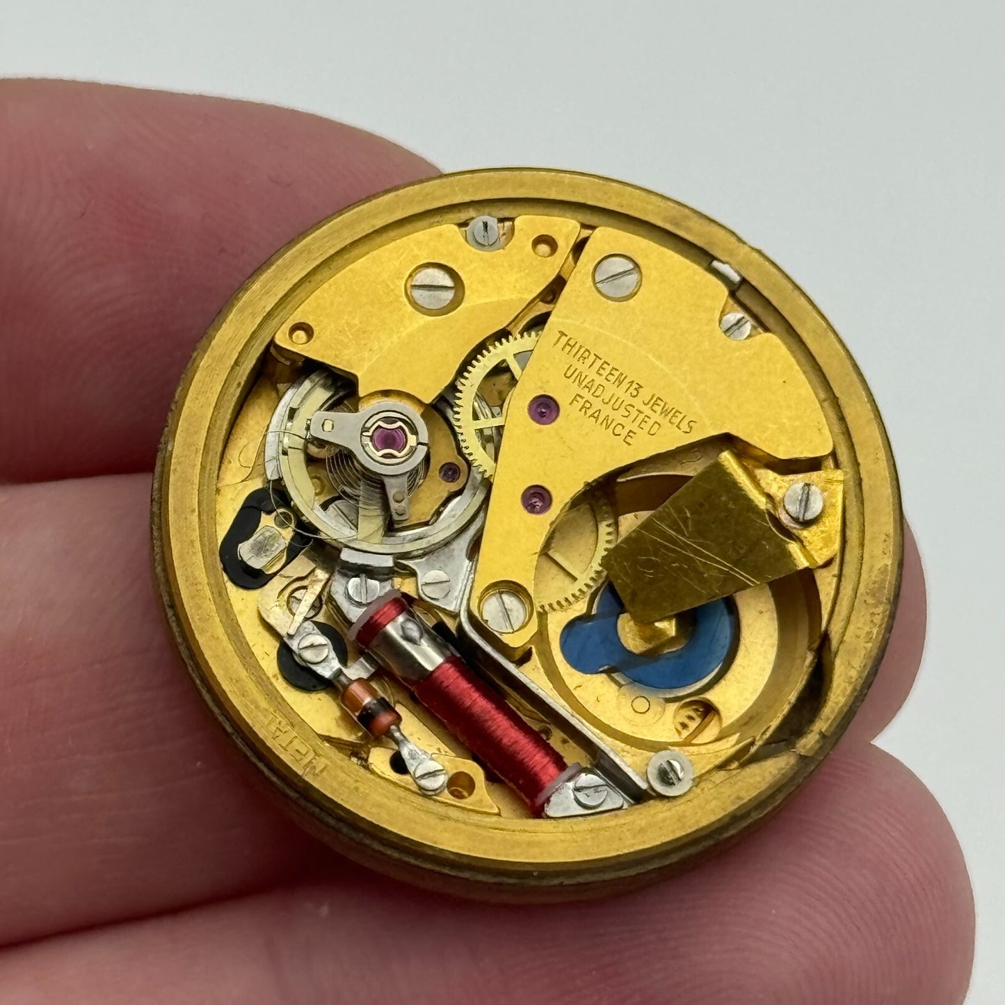30.7mm Mens Lip Electronic French 13 Jewels Watch Movement PARTS REPAIR SPARES