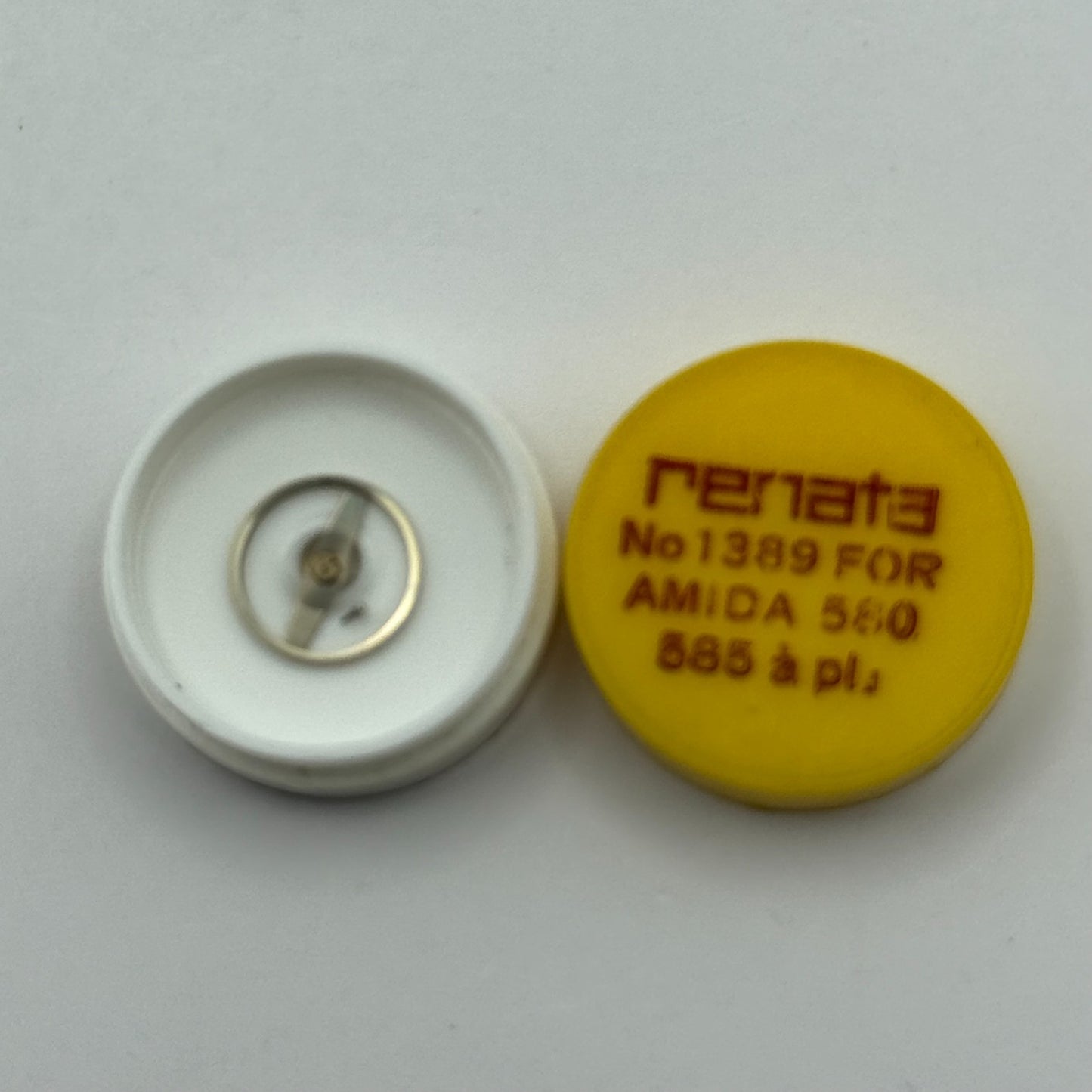 Amida 580 585 Balance Wheel Complete And Spring 1389 Watch Movement Parts NOS