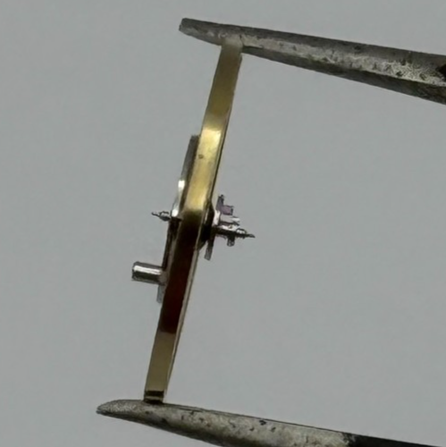 ST 96 Balance Wheel Complete And Spring Ord+Inca 1268 M Watch Movement Parts NOS