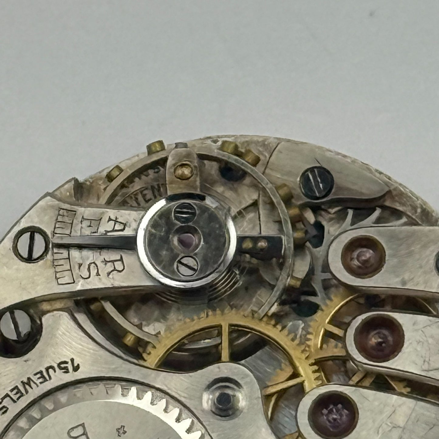 Buren Grand Prix Good Balance Watch Movement Manual Wind Vintage Parts 23.7mm