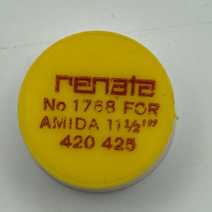 Amida 420 425 Balance Wheel Complete And Spring 11½’’’ 1768 Watch Movement Parts