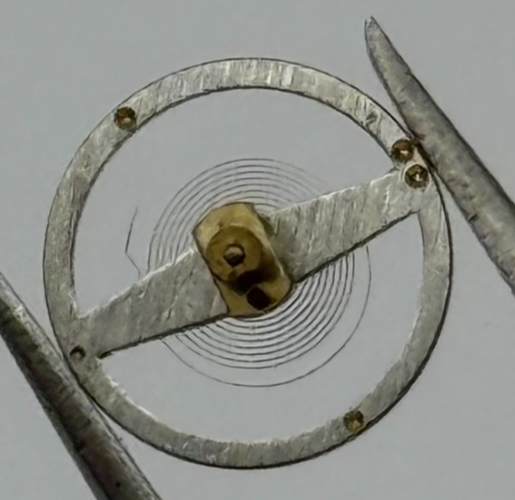 Smith 8 3/4''' Balance Wheel Complete And Spring  LYSP 1246 Watch Movement Parts