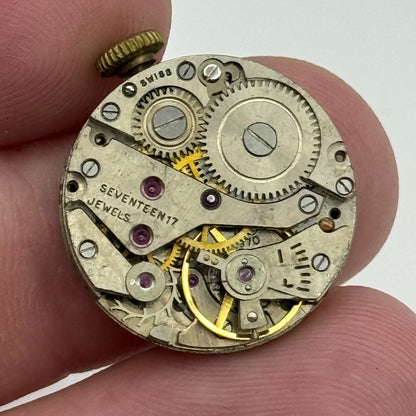 19.7mm Trebex AS 970 A Schild Sub Seconds Manual Wind Swiss Watch Movement PARTS