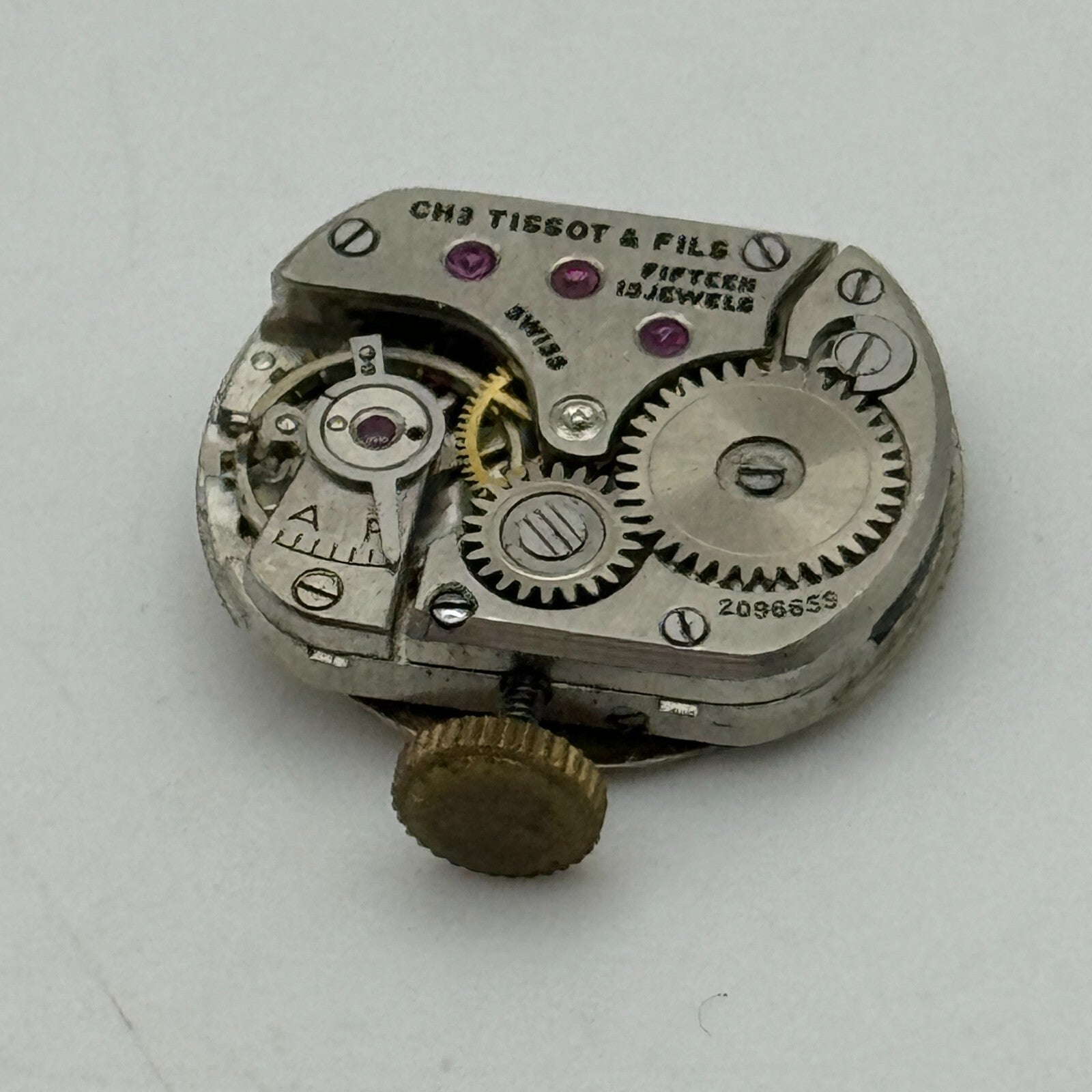 13.5mm Tissot 13.6 Swiss 15 Jewels Manual Wind Ladies Watch Movement PARTS