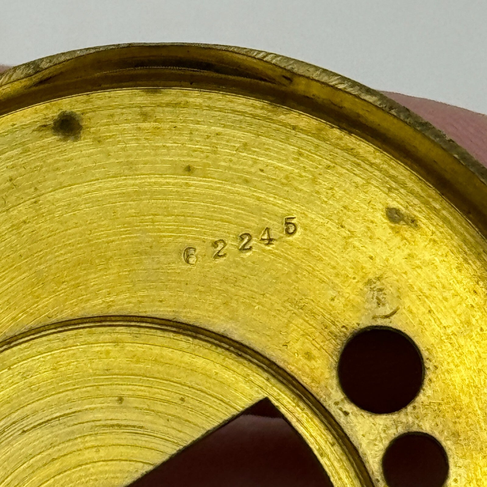 46mm Antique Kendal & Dent Cheapside London Pocket Watch Movement PARTS SPARES