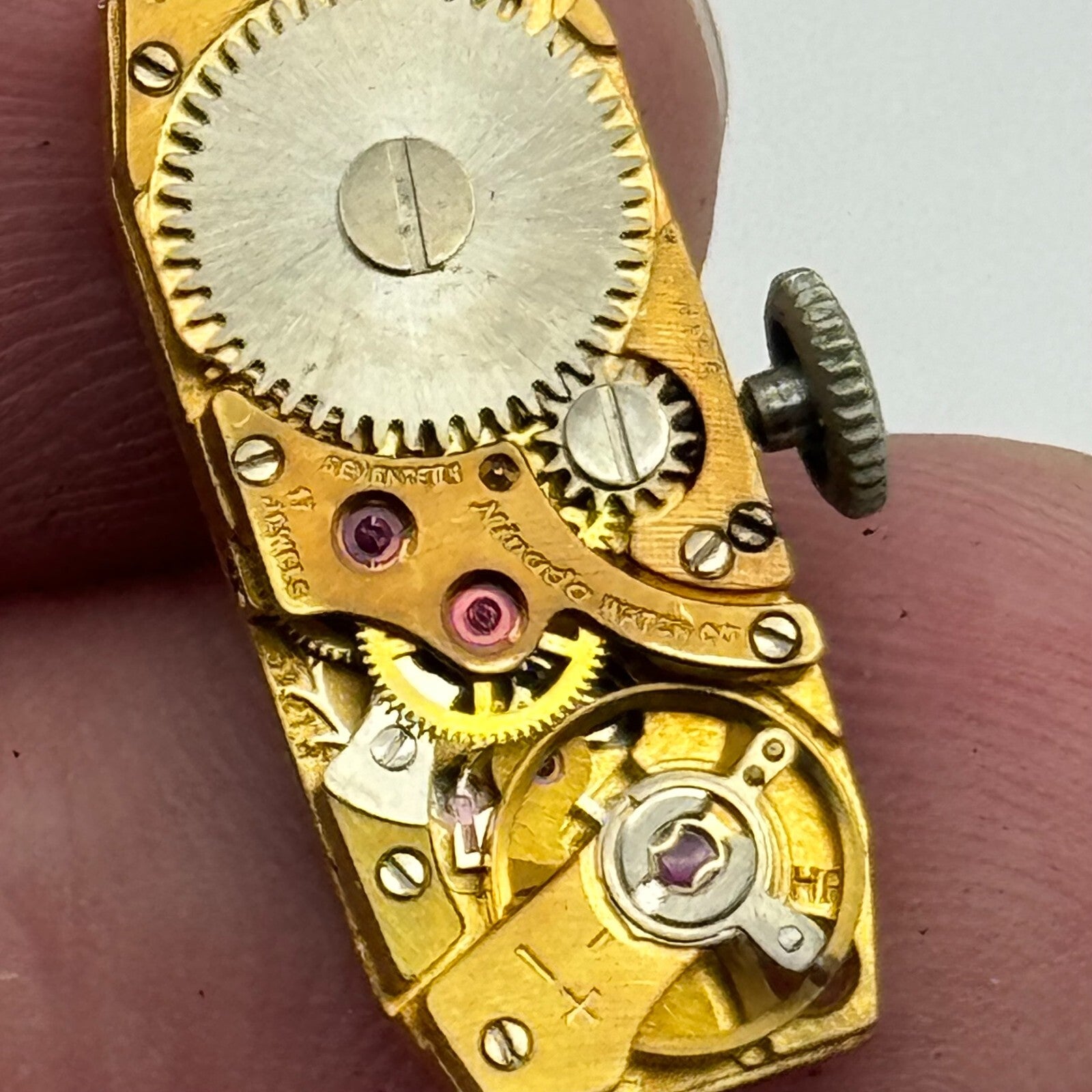 9mm Running Nivada FHF 59-21 Manual Wind 17 Jewels Swiss Watch Movement PARTS