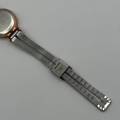 Avon Ladies Quartz Watch Crystal Accents Dial Mesh Strap Working 28mm 6 Inches