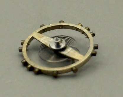 FHF 70 Balance Wheel Complete And Spring  10½’’’ 201 M Watch Movement Parts NOS