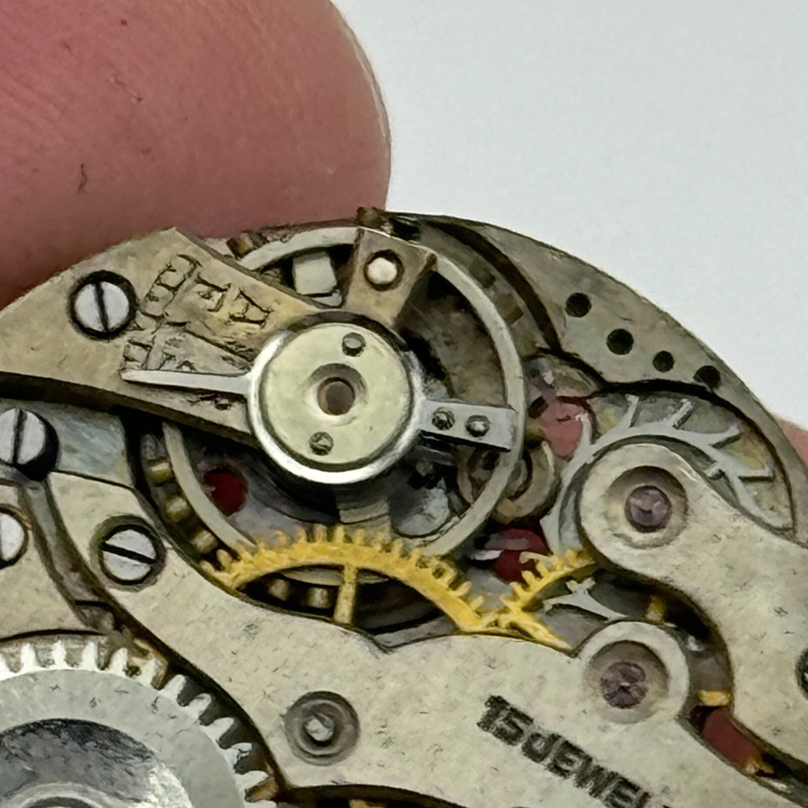 23.6mm AS A Schild 15 Jewels Manual Wind Watch Movement Swiss Vintage PARTS